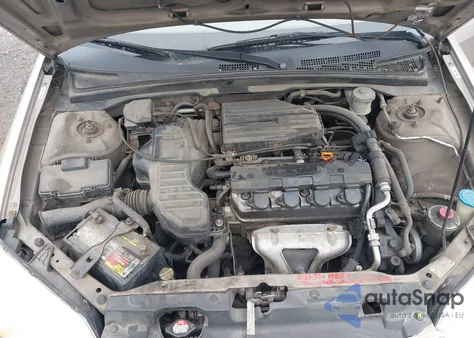 2002 Honda Civic Lx z USA, uszkodzony, nr VIN 2HGES16512H579668